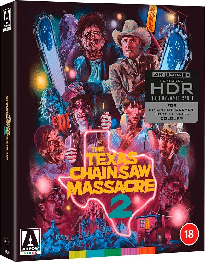 THE TEXAS CHAINSAW MASSACRE 2 (REGION FREE/B IMPORT - LIMITED EDITION) 4K UHD/BLU-RAY [PRE-ORDER]