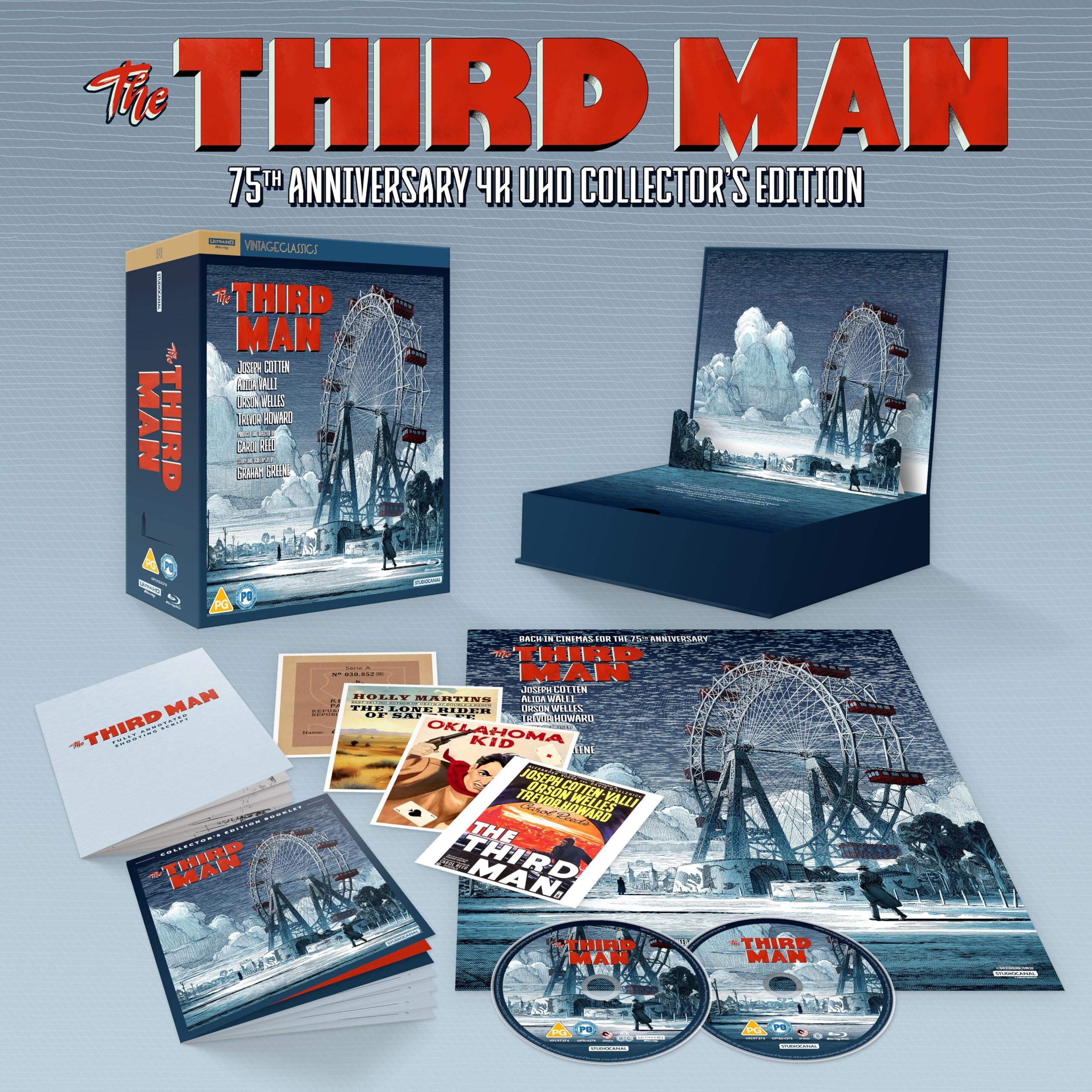 THE THIRD MAN (REGION FREE/B IMPORT - LIMITED EDITION) 4K UHD/BLU-RAY [PRE-ORDER]