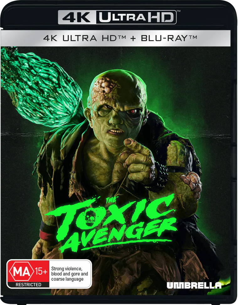 THE TOXIC AVENGER (2025) (REGION FREE IMPORT) 4K UHD/BLU-RAY [PRE-ORDER]