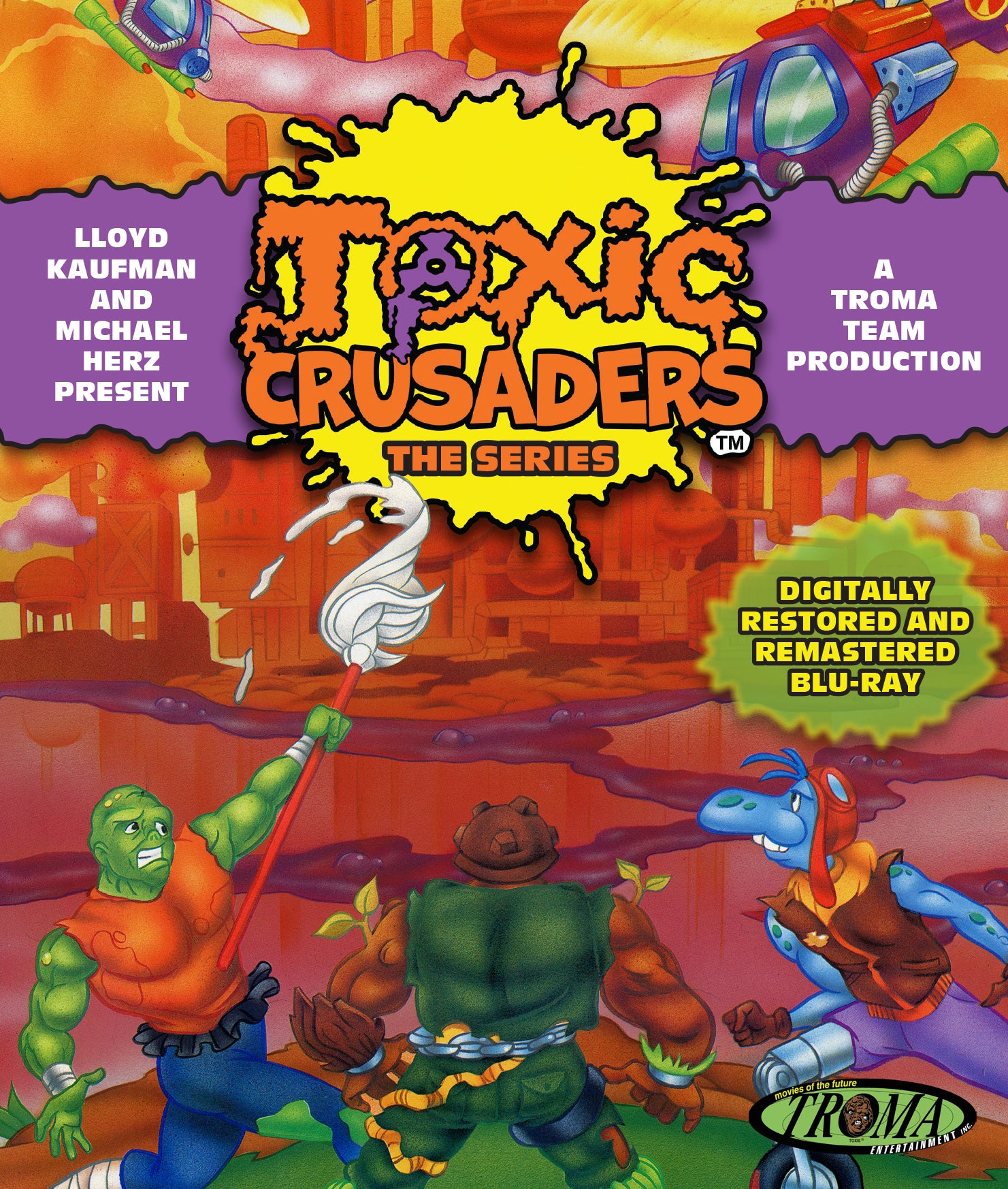 TOXIC CRUSADERS: THE SERIES BLU-RAY