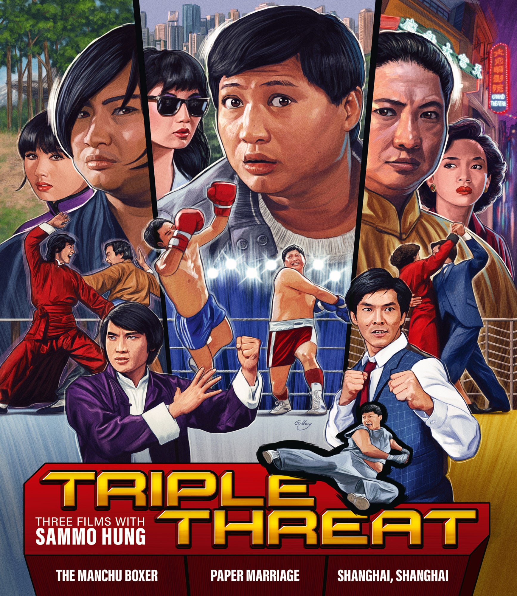 TRIPLE THREAT: THREE FILMS WITH SAMMO HUNG (LIMITED EDITION) BLU-RAY [PRE-ORDER]