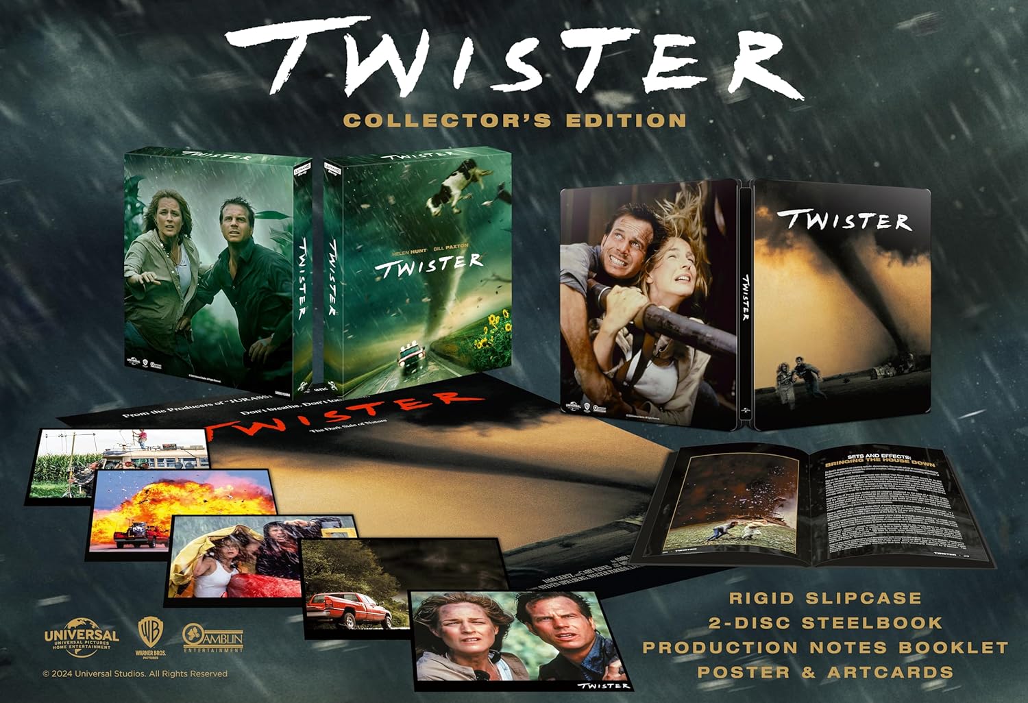 TWISTER (REGION FREE/B IMPORT - LIMITED EDITION) 4K UHD/BLU-RAY ULTIMATE STEELBOOK