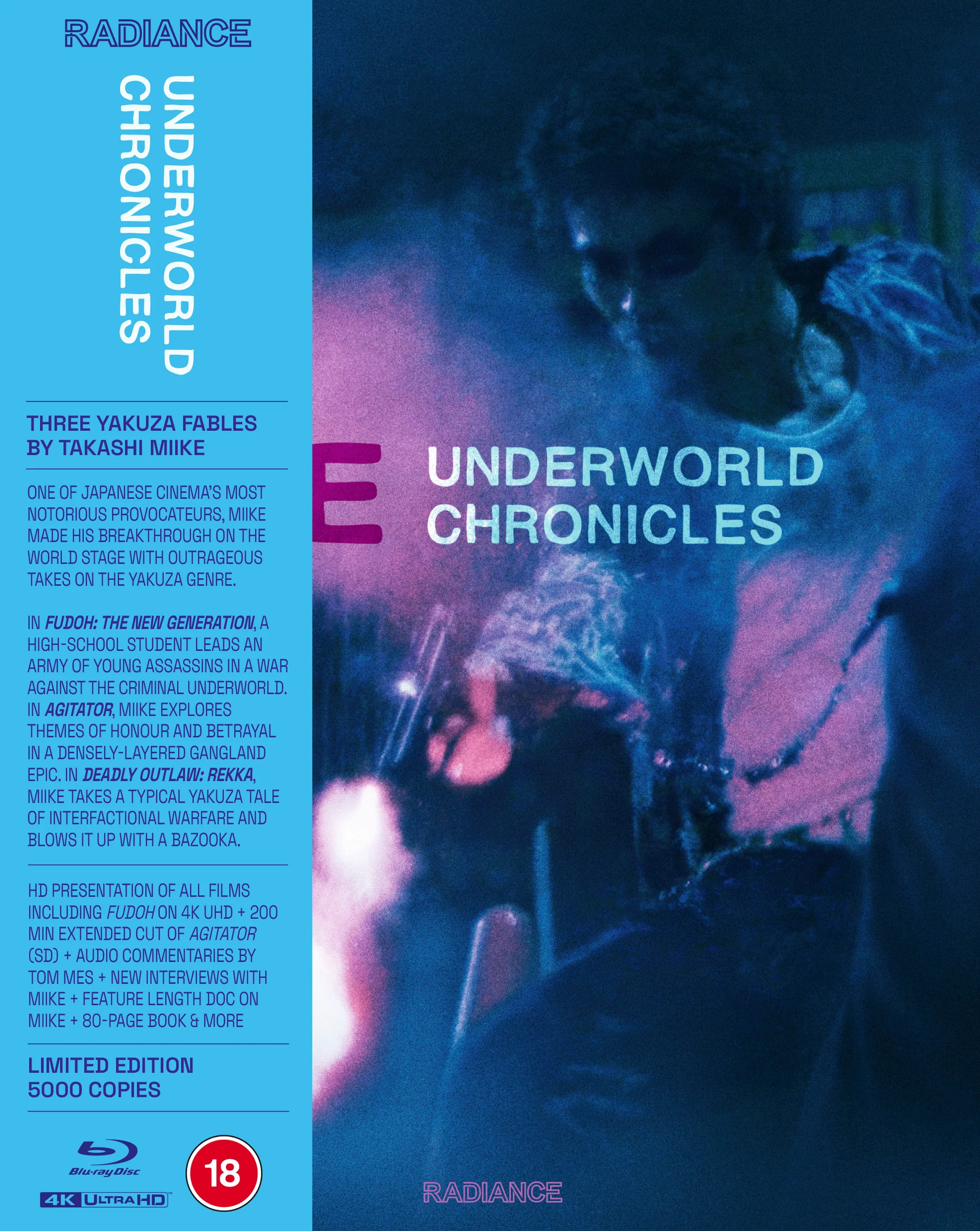 UNDERWORLD CHRONICLES: THREE YAKUZA FABLES BY TAKASHI MIIKE (REGION FREE/B IMPORT - LIMITED EDITION) 4K UHD/BLU-RAY [PRE-ORDER]