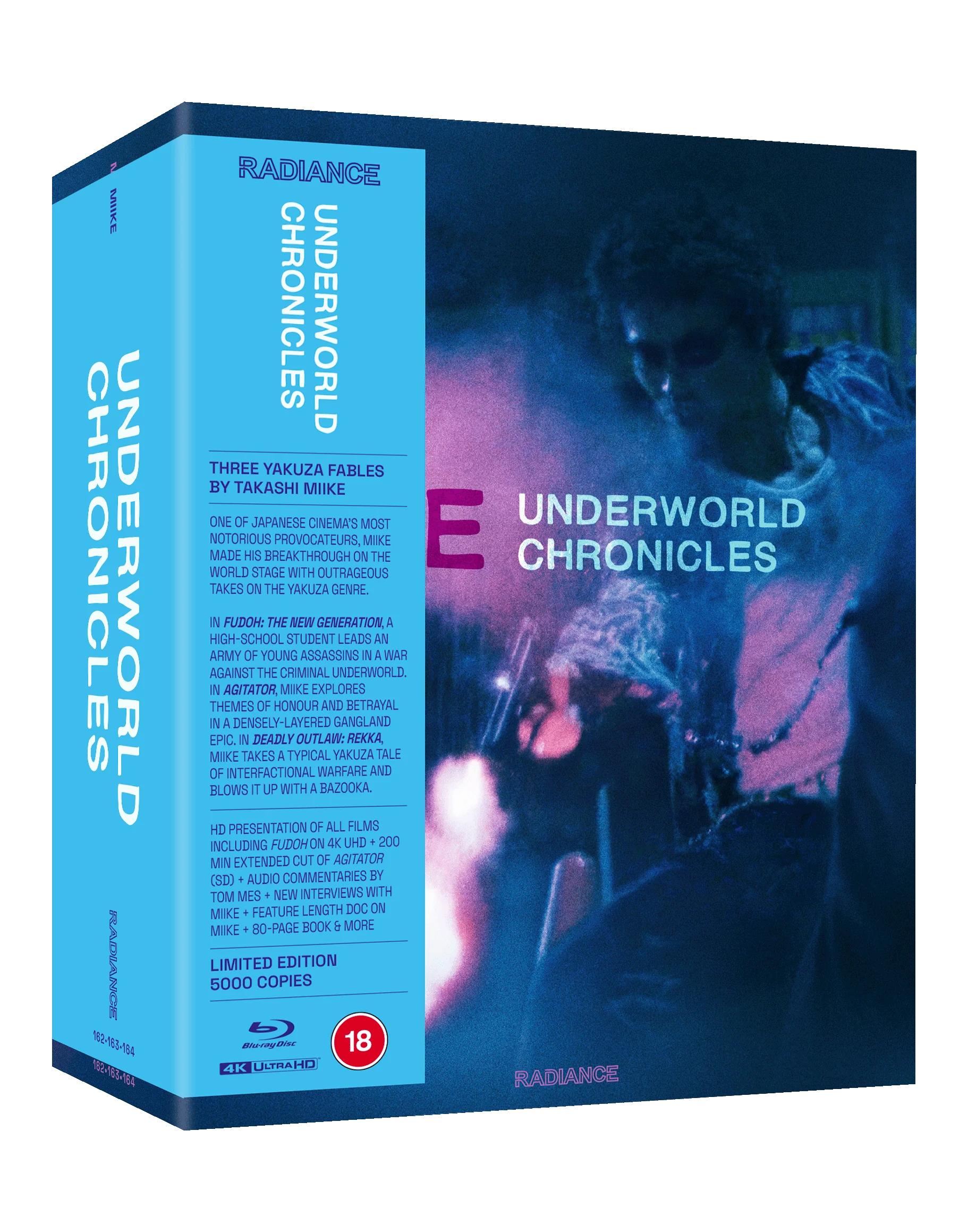 UNDERWORLD CHRONICLES: THREE YAKUZA FABLES BY TAKASHI MIIKE (REGION FREE/B IMPORT - LIMITED EDITION) 4K UHD/BLU-RAY [PRE-ORDER]
