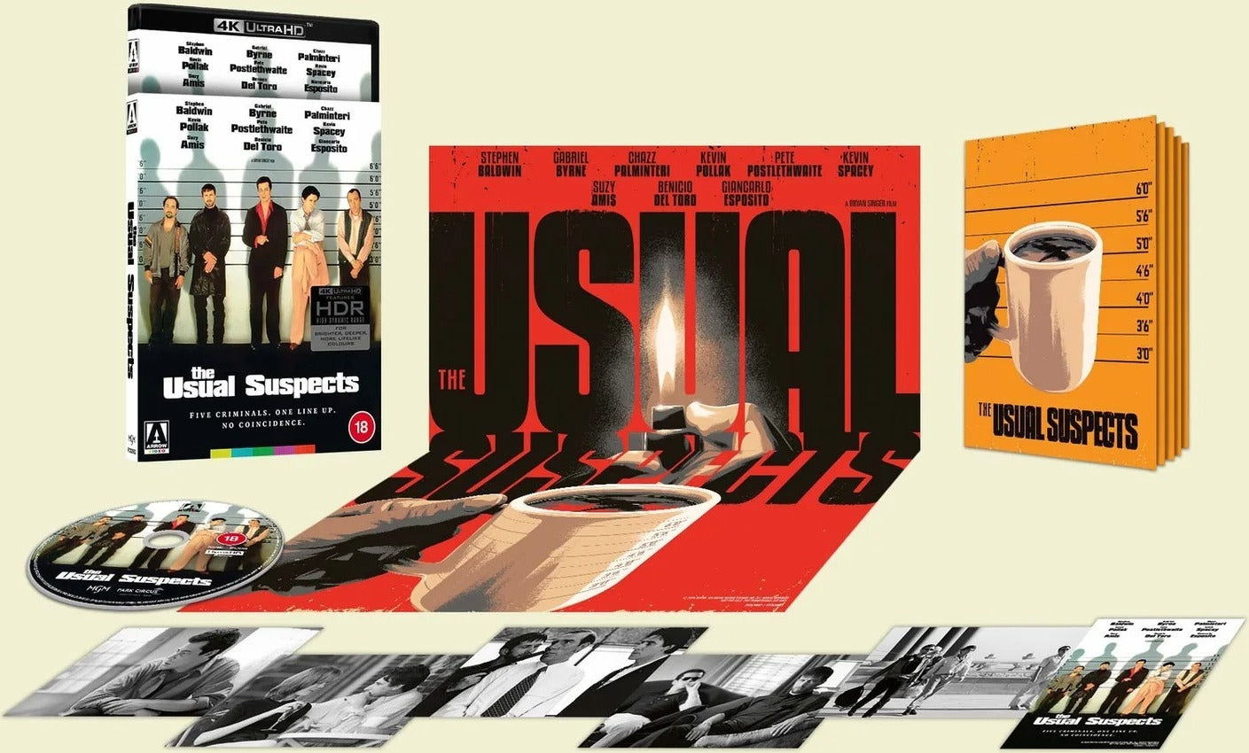 THE USUAL SUSPECTS (REGION FREE IMPORT - LIMITED EDITION) 4K UHD [PRE-ORDER]