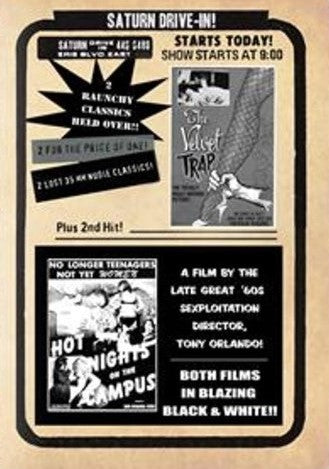 THE VELVET TRAP / HOT NIGHTS ON THE CAMPUS DVD