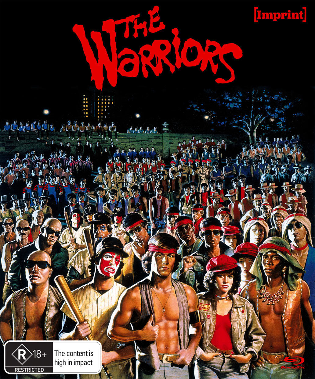 THE WARRIORS (REGION FREE IMPORT - LIMITED EDITION) BLU-RAY [SCRATCH AND DENT]