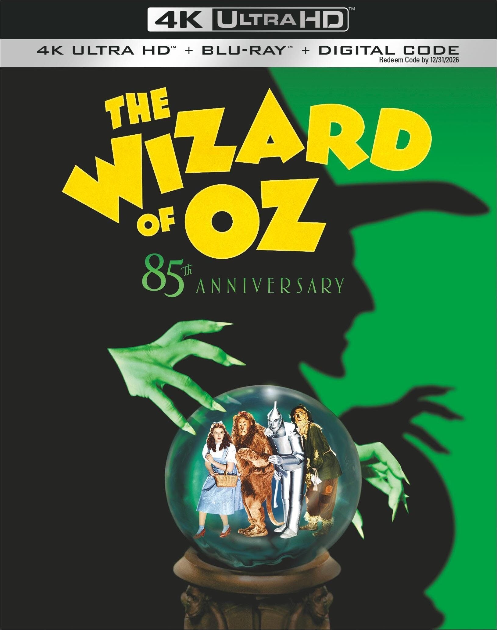 THE WIZARD OF OZ (LIMITED EDITION) 4K UHD/BLU-RAY STEELBOOK