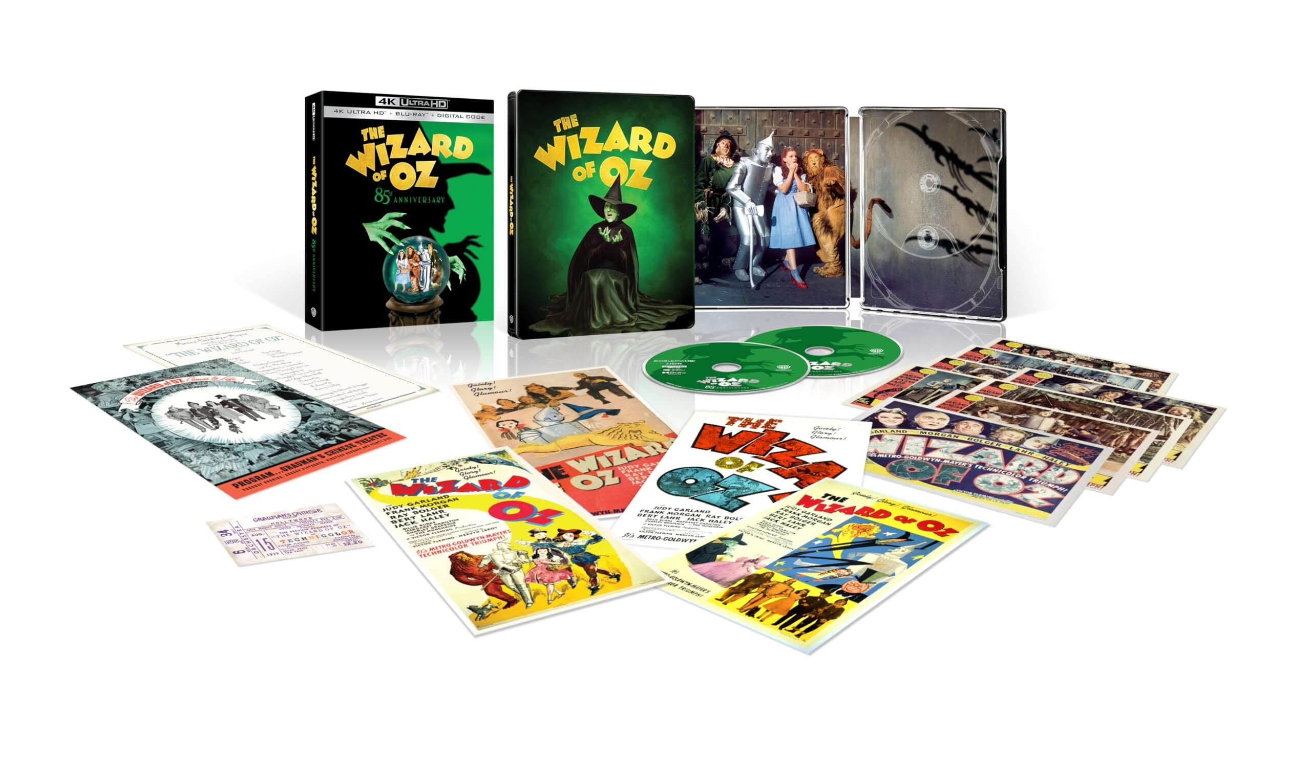 THE WIZARD OF OZ (LIMITED EDITION) 4K UHD/BLU-RAY STEELBOOK