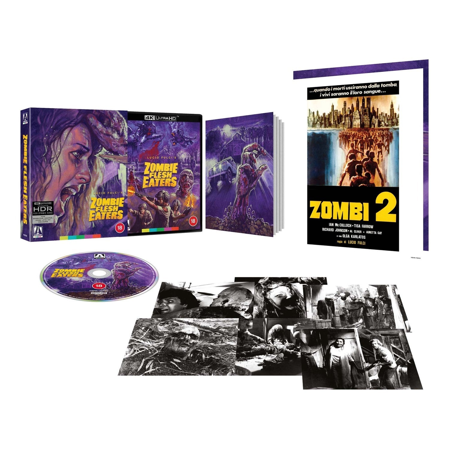 ZOMBIE FLESH EATERS (REGION FREE IMPORT - LIMITED EDITION) 4K UHD [PRE-ORDER]