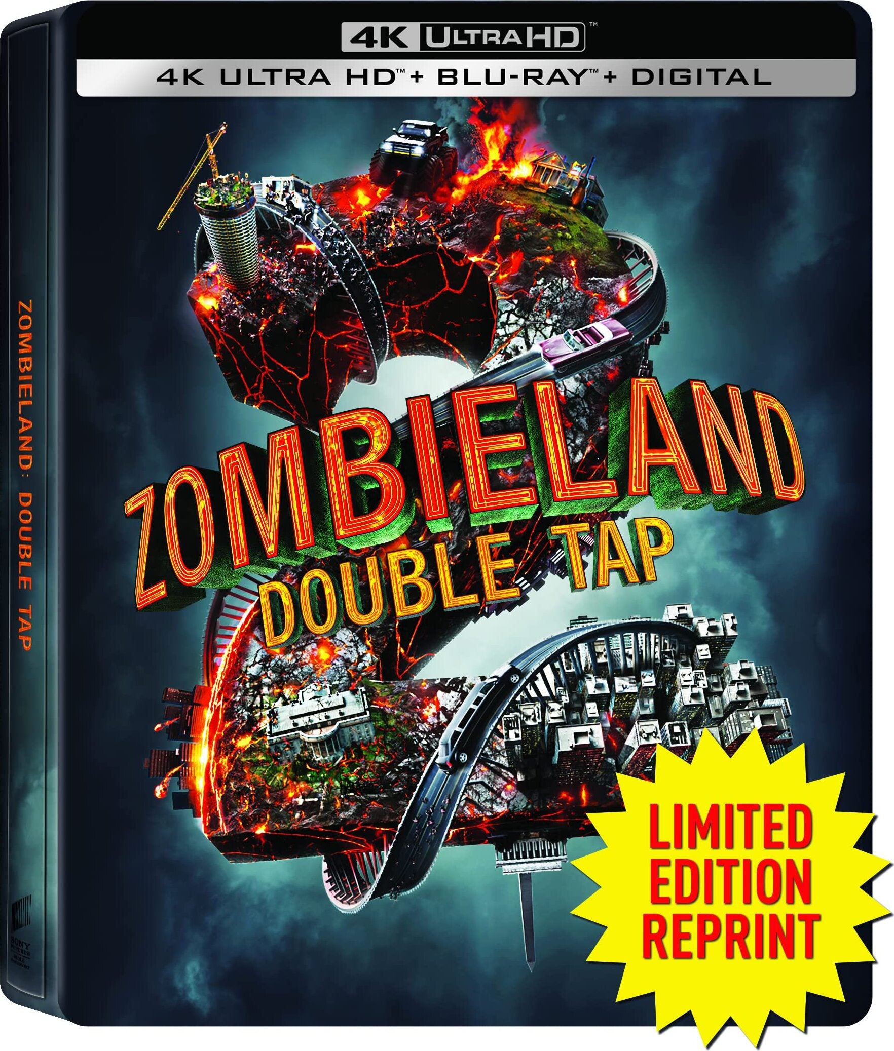 ZOMBIELAND: DOUBLE TAP (LIMITED EDITION) 4K UHD/BLU-RAY STEELBOOK