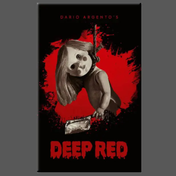 DEEP RED DOLL MAGNET