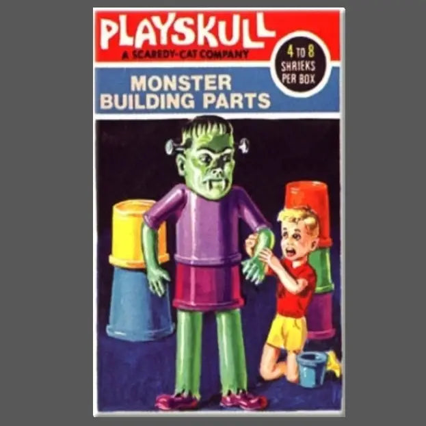 PLAYSKULL MONSTER BUILDING PARTS MAGNET