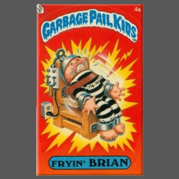 GARBAGE PAIL KIDS FRYIN' BRIAN MAGNET