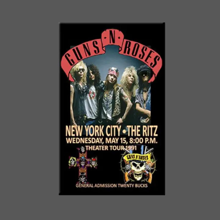 GUNS N ROSES - NYC POSTER MAGNET