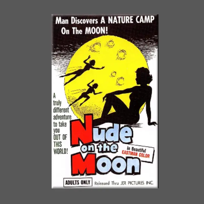 NUDE ON THE MOON MAGNET