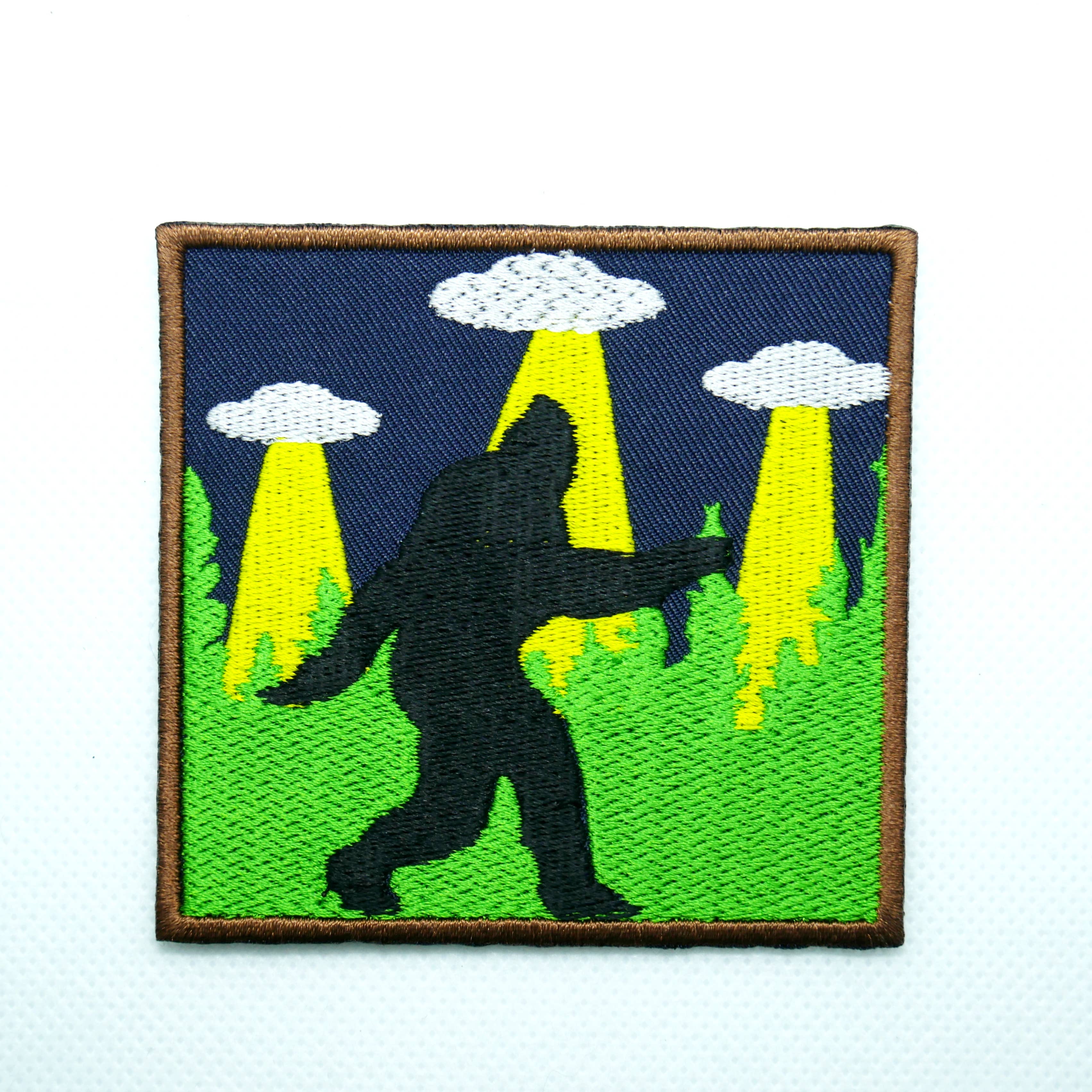 KEEP BELIEVING IN SASQUATCH AND UFOS PATCH