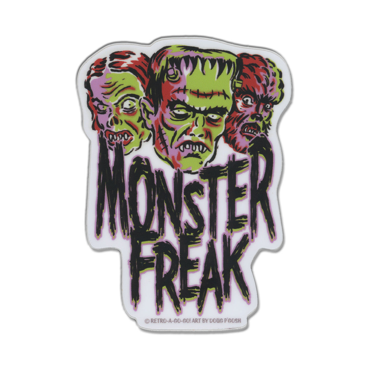 MONSTER FREAK VINYL STICKER