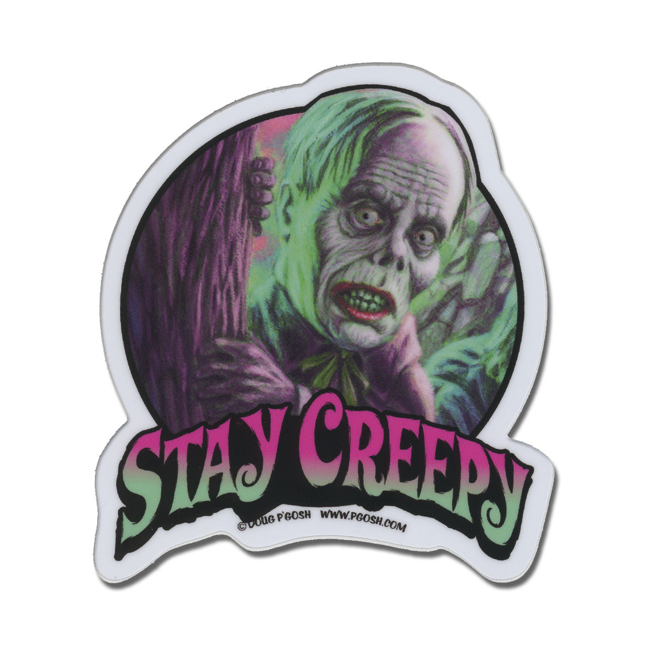 STAY CREEPY VINYL STICKER