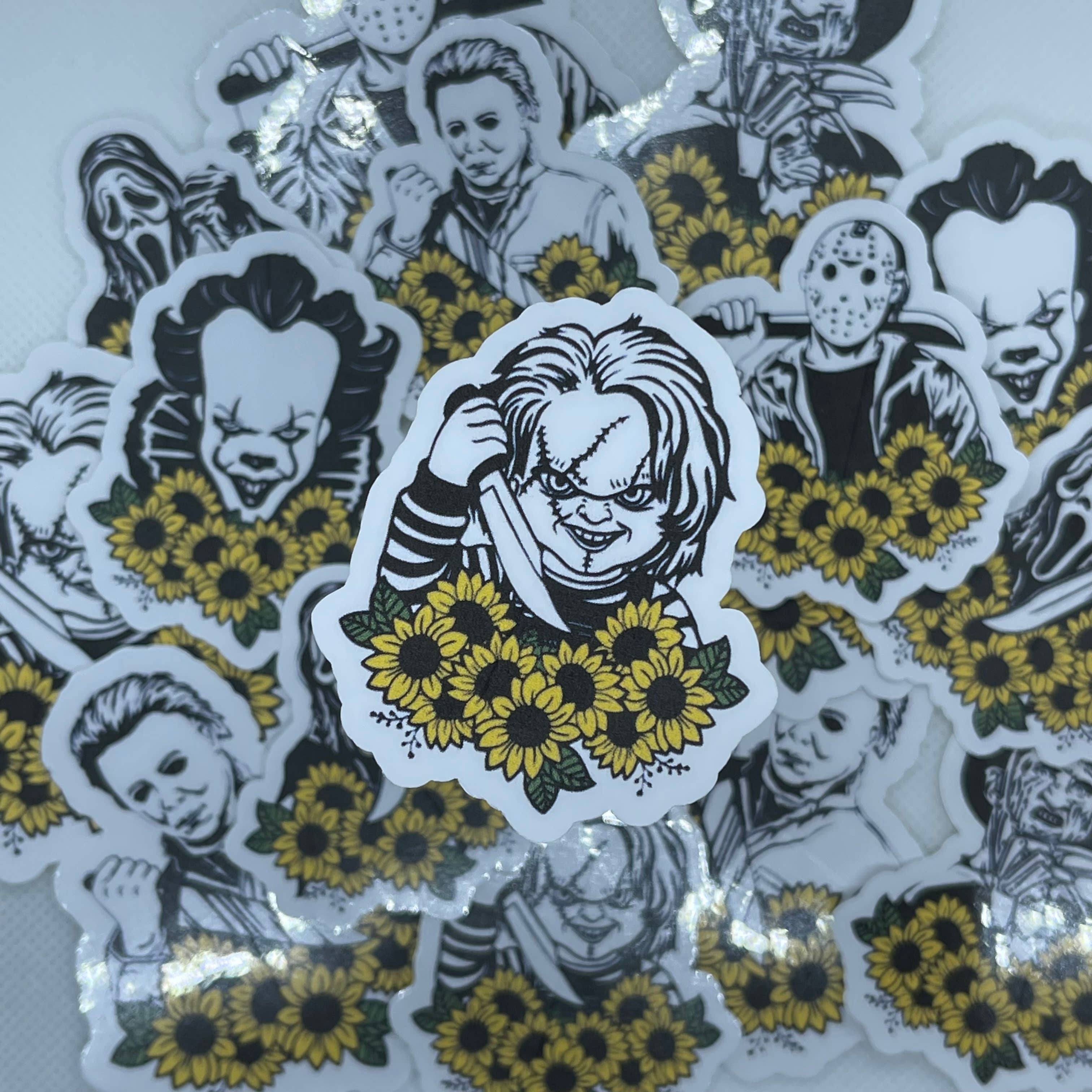 CHUCKY SUNFLOWER STICKER