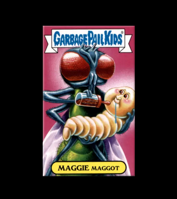 GARBAGE PAIL KIDS MAGGIE MAGGOT MAGNET