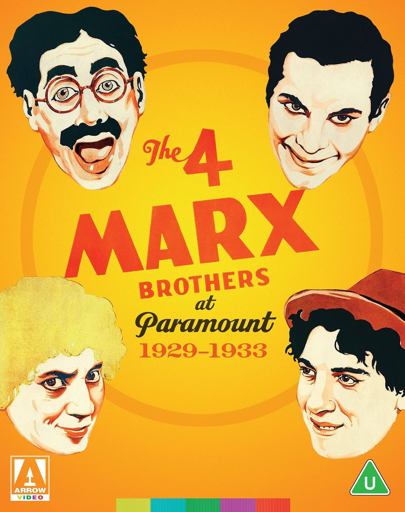 THE 4 MARX BROTHERS AT PARAMOUNT 1929-1933 (REGION B IMPORT) BLU-RAY