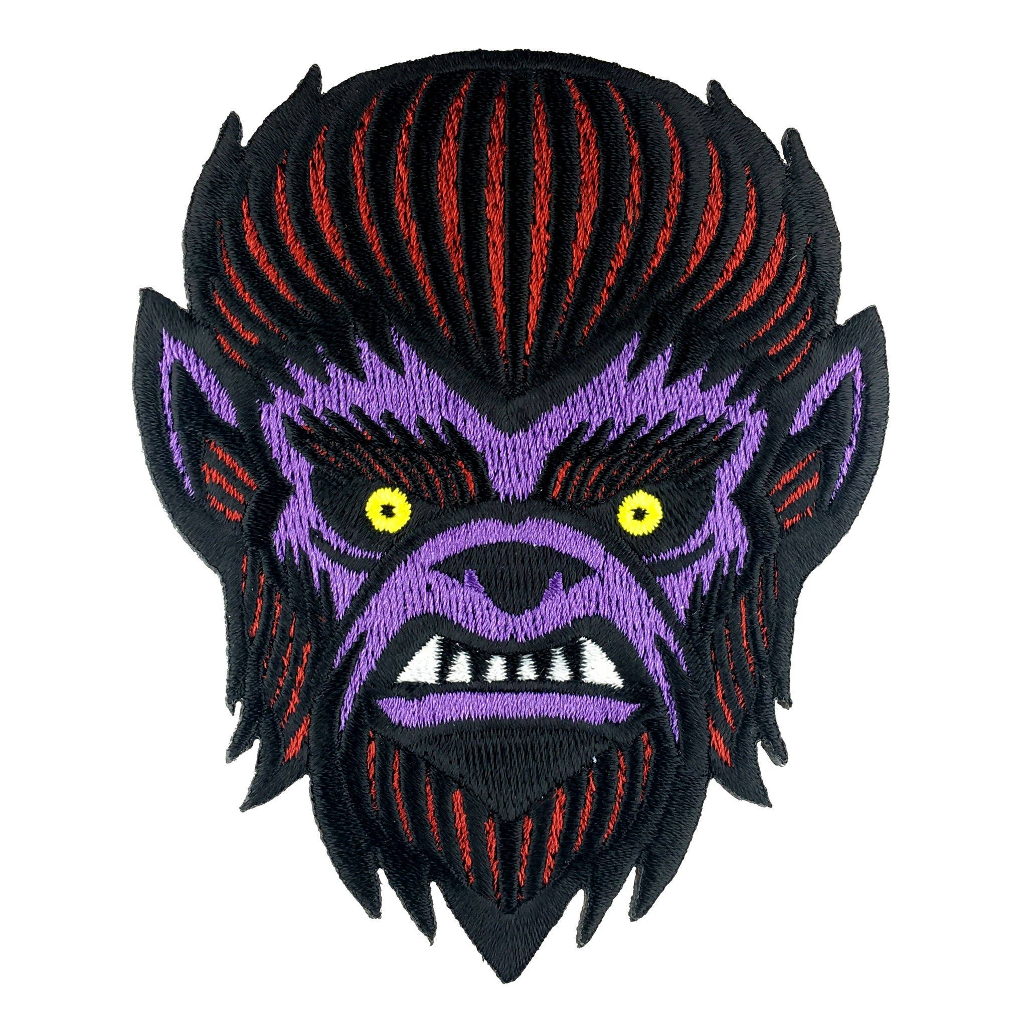 WOLF MAN HEAD PATCH