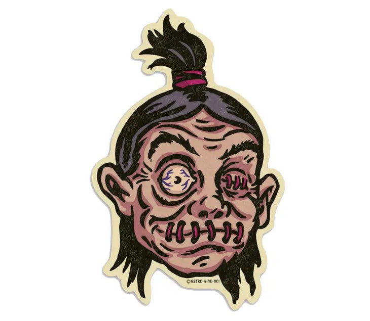 SHRUNKEN HEAD STICKER