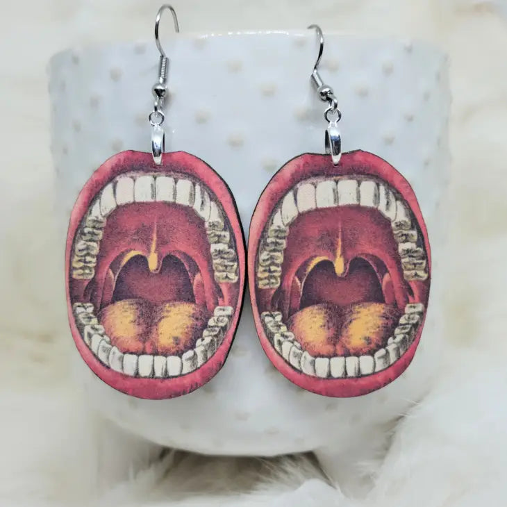 BIG MOUTH EARRINGS