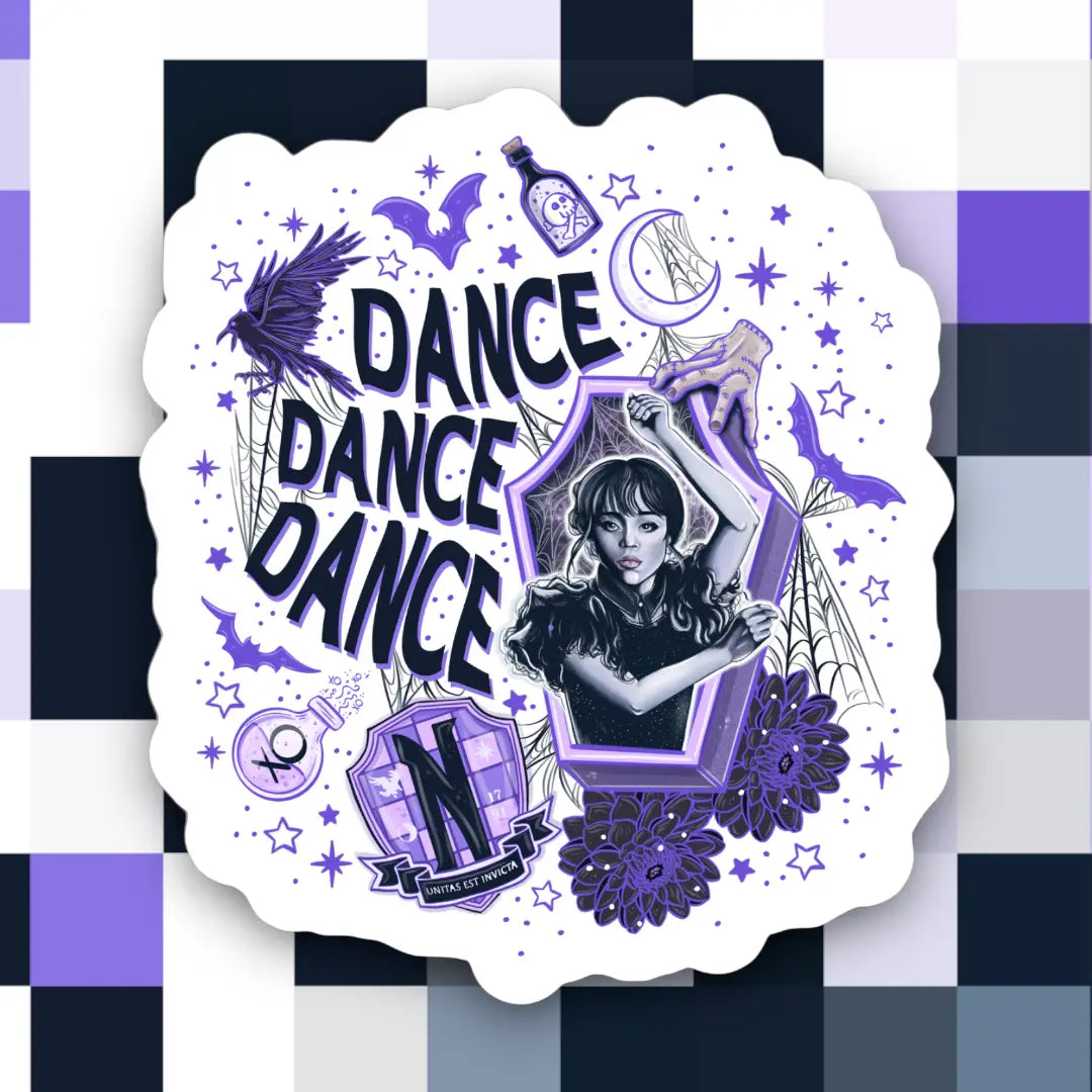 DANCE DANCE WEDNESDAY STICKER