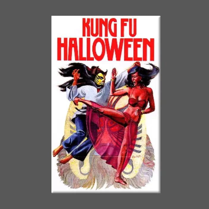 KUNG FU HALLOWEEN MAGNET