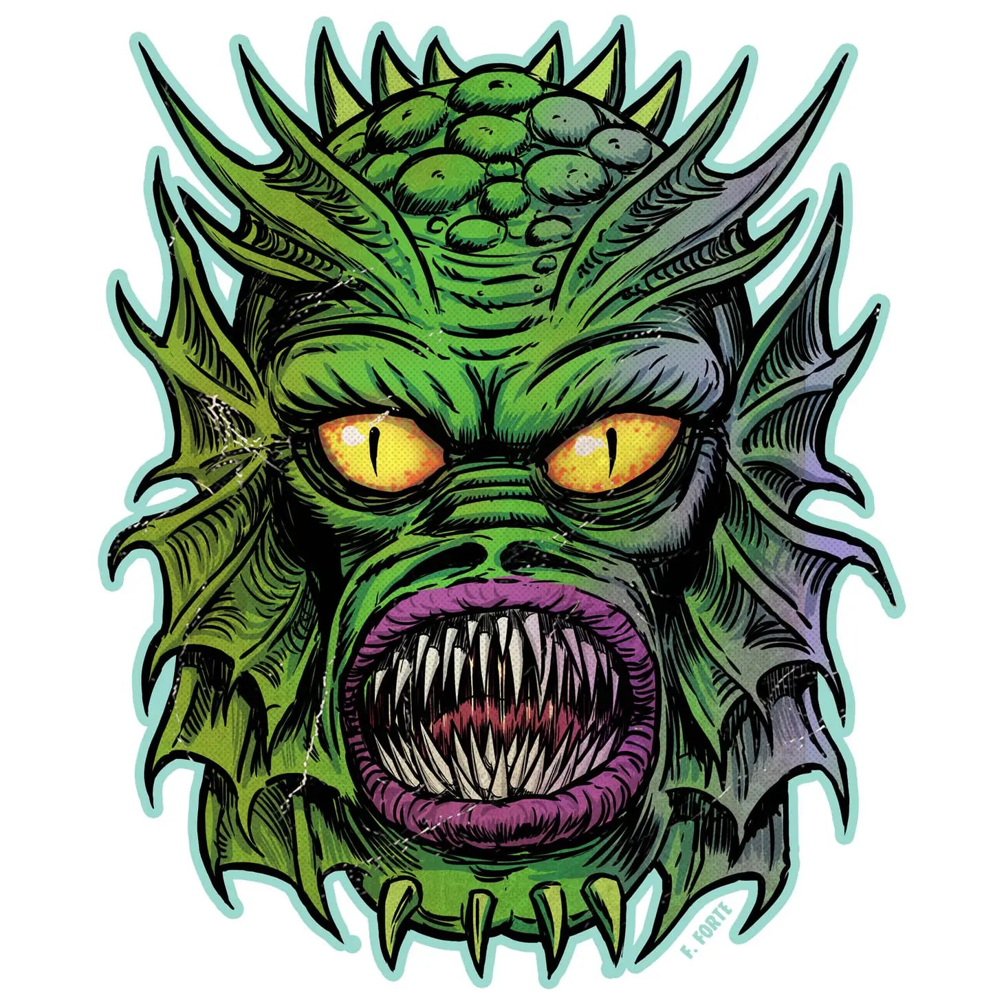 SWAMP BEAST FROM THE BLACK LAGOON STICKER
