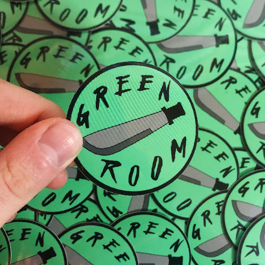 GREEN ROOM STICKER