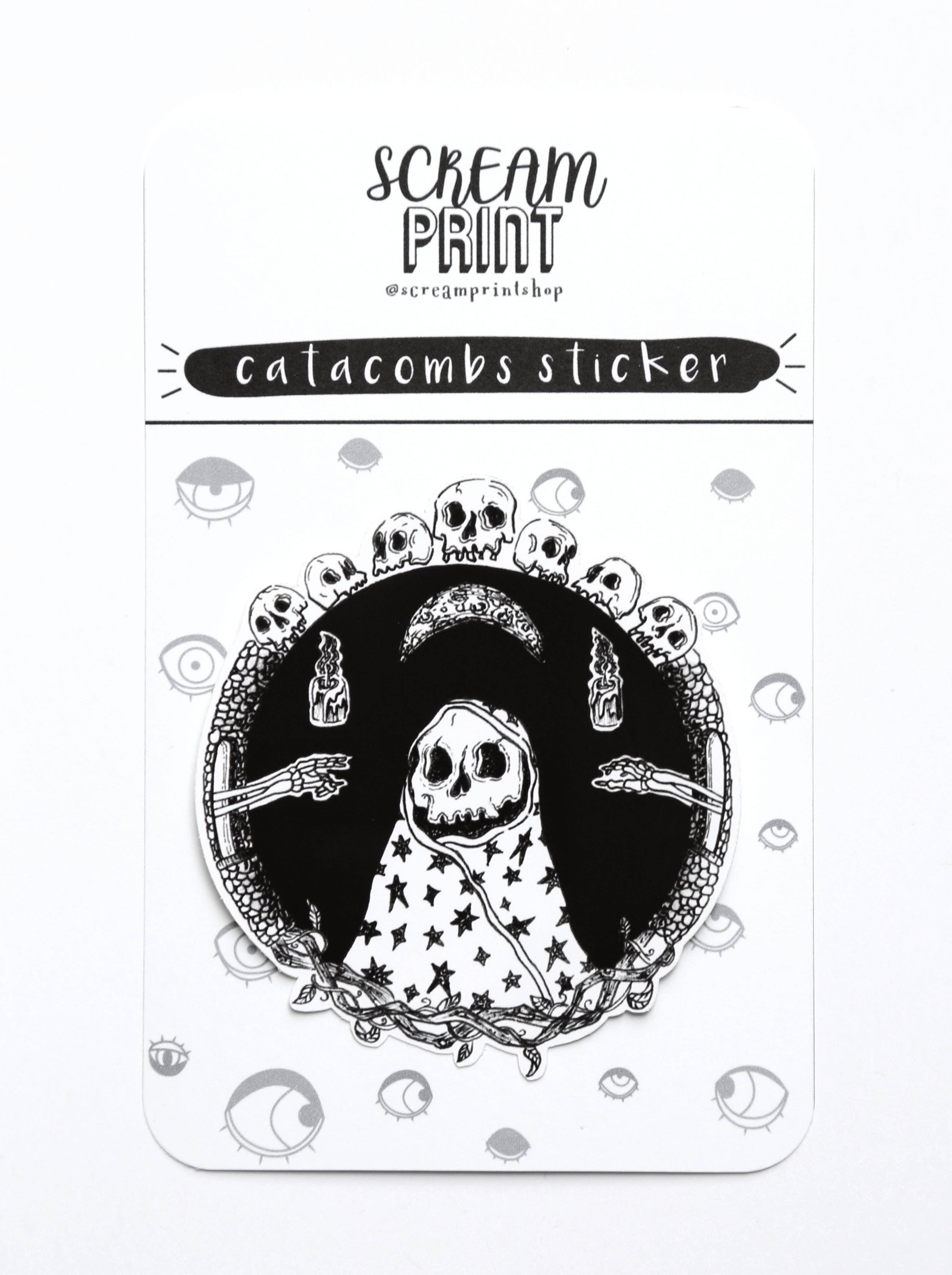 CATACOMBS STICKER