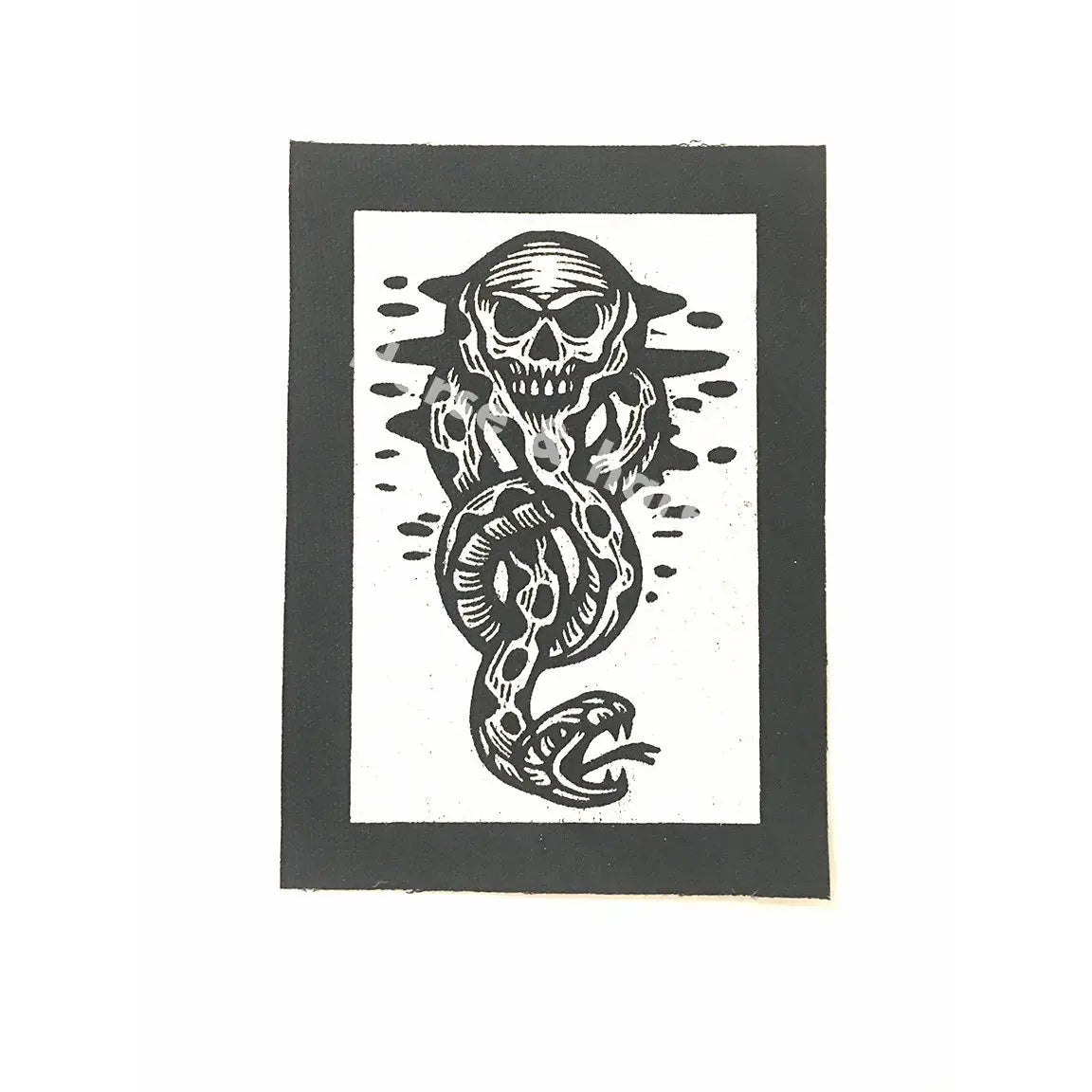 SNAKE AND SKULL PATCH