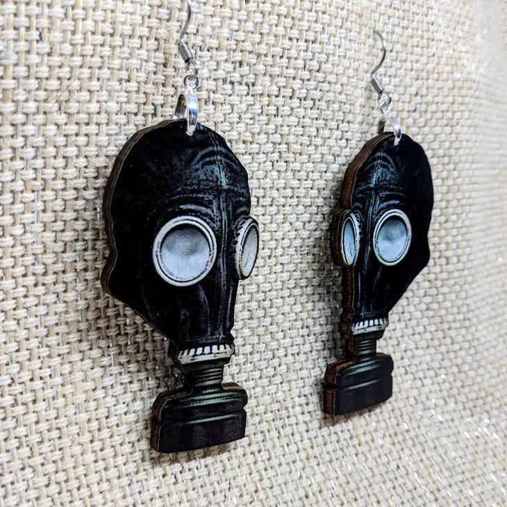 GAS MASK EARRINGS