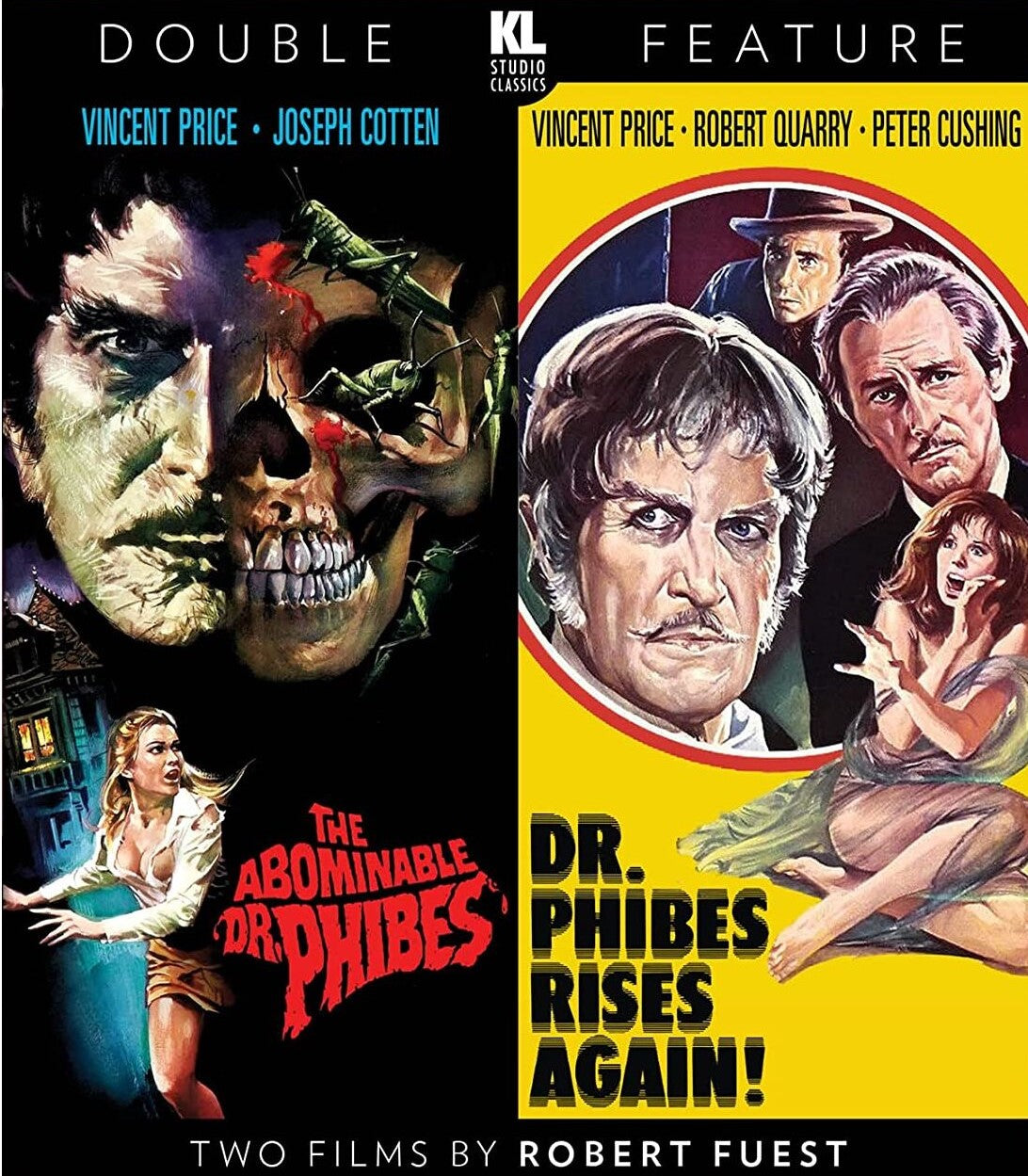 THE ABOMINABLE DR PHIBES / DR PHIBES RISES AGAIN BLU-RAY