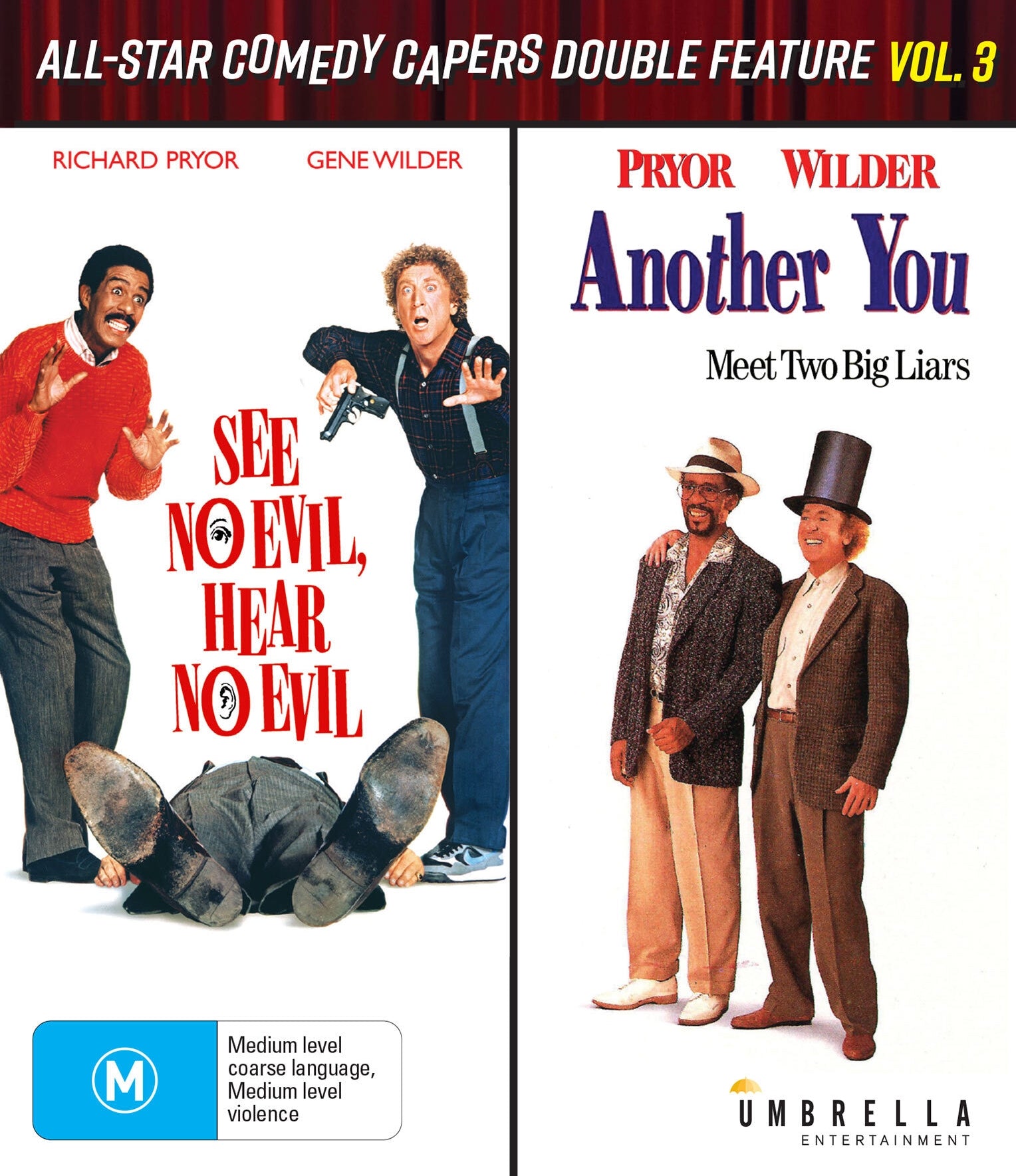 ALL-STAR COMEDY CAPERS DOUBLE FEATURE VOLUME 3 (REGION FREE IMPORT) BLU-RAY