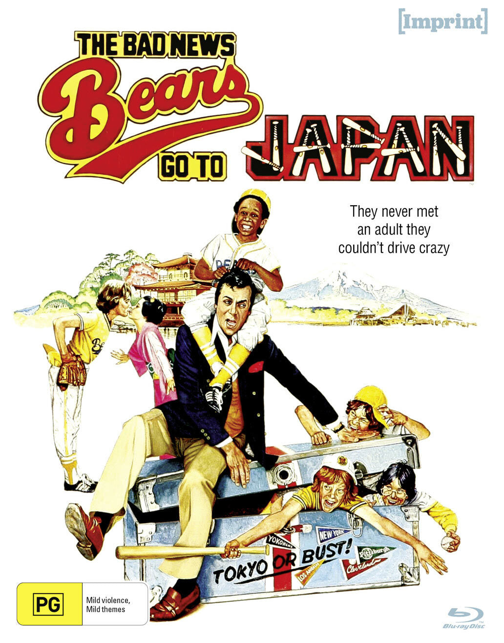 THE BAD NEWS BEARS GO TO JAPAN (REGION FREE IMPORT - LIMITED EDITION) BLU-RAY