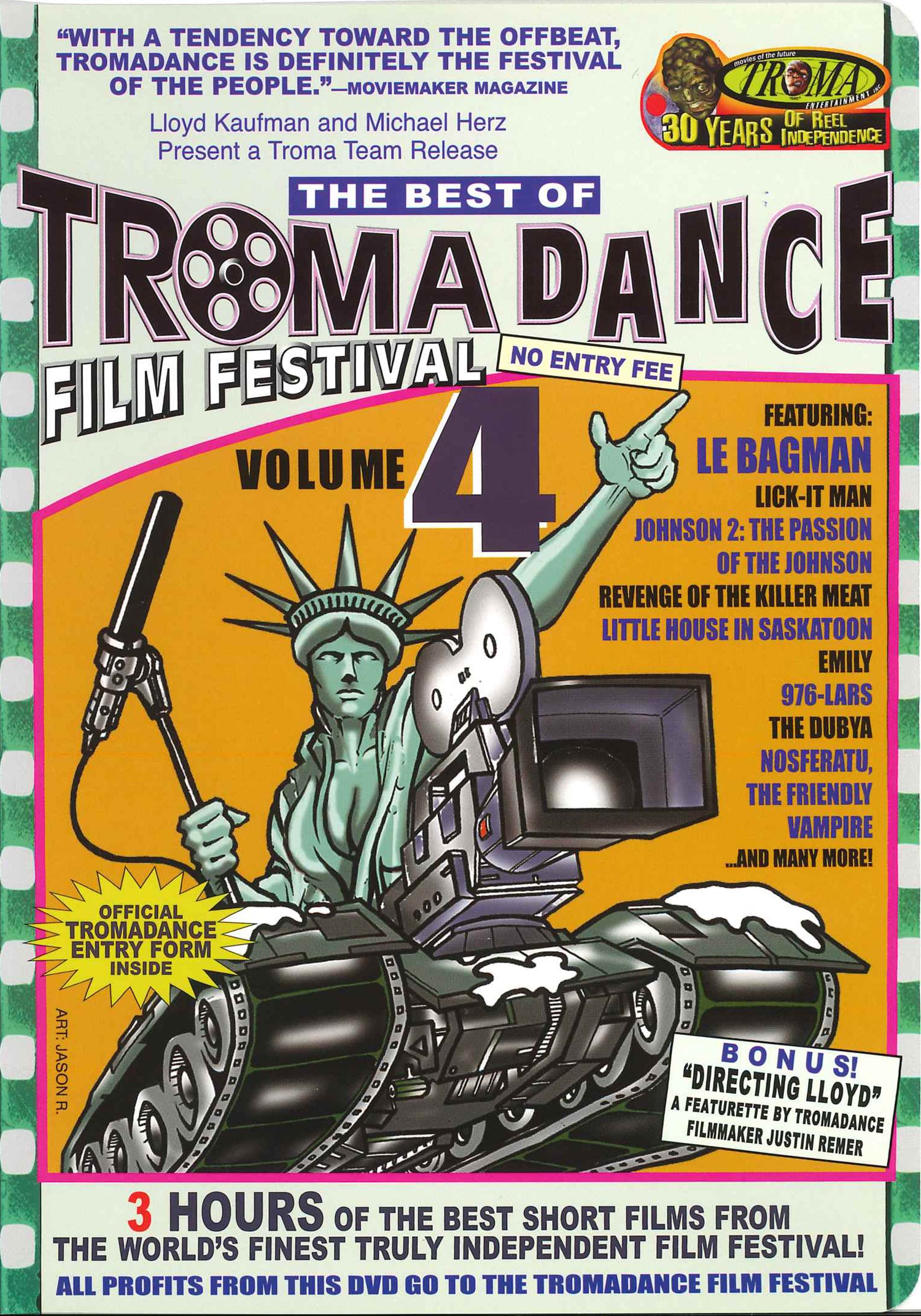 THE BEST OF TROMADANCE FILM FESTIVAL VOLUME 4 DVD