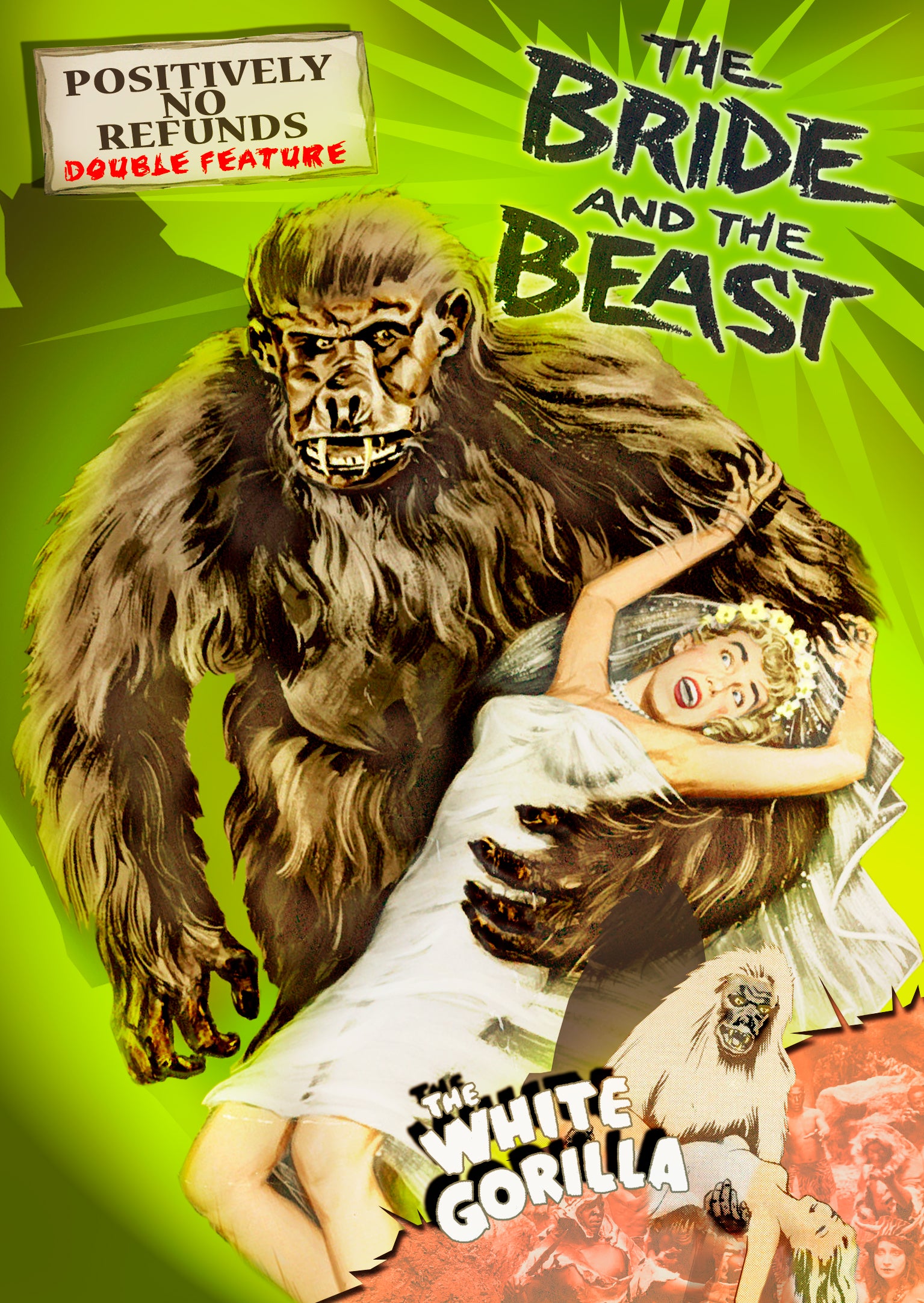 THE BRIDE AND THE BEAST / THE WHITE GORILLA DVD