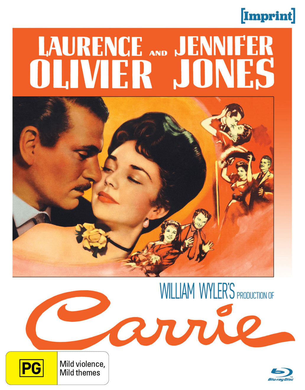 CARRIE (1952) (REGION FREE IMPORT - LIMITED EDITION) BLU-RAY