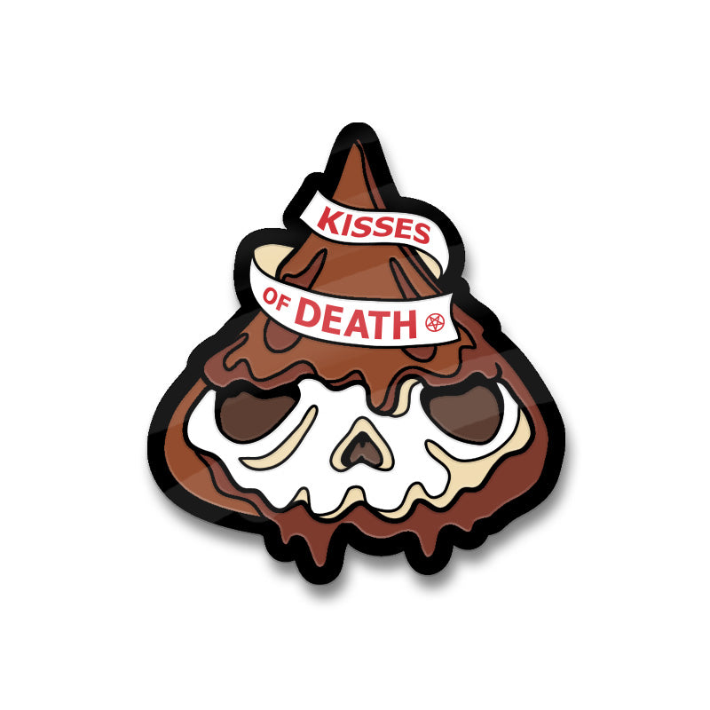 SKULL KISS OF DEATH PIN