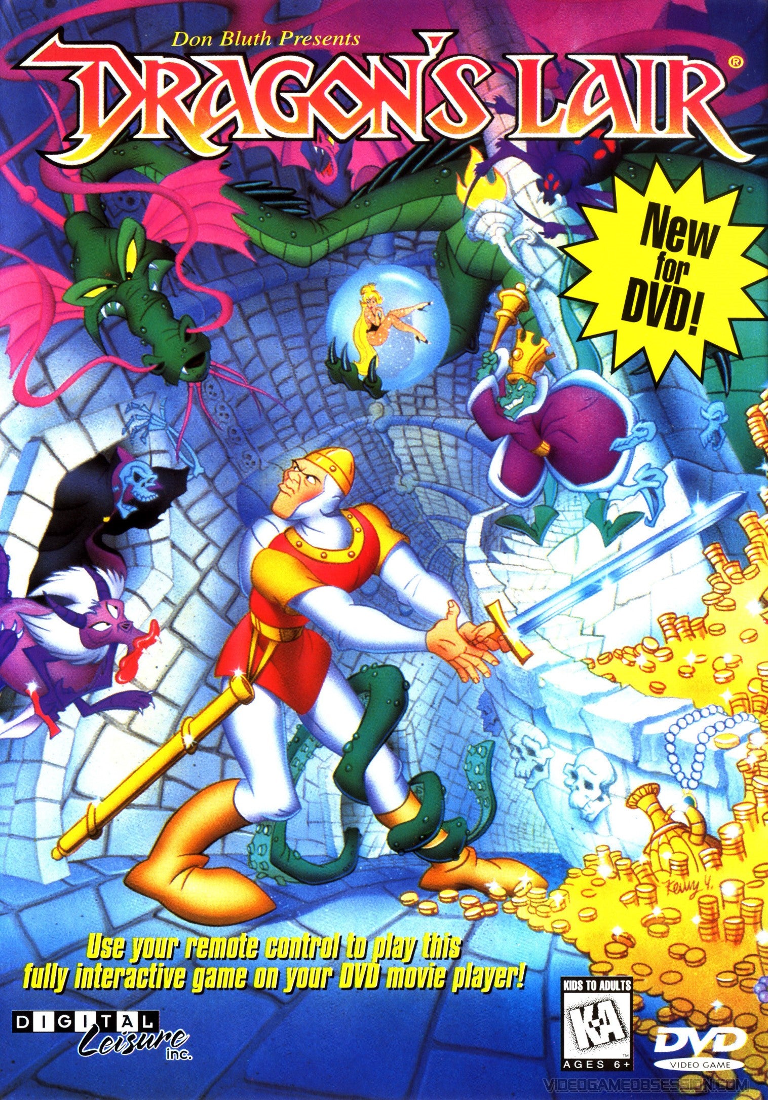 DRAGON'S LAIR DVD GAME