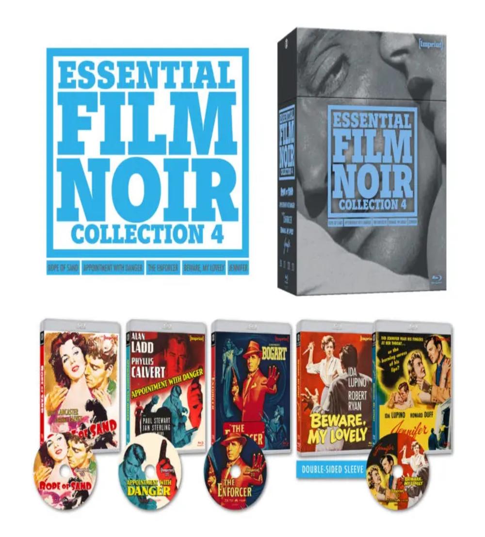 ESSENTIAL FILM NOIR COLLECTION 4 (REGION FREE IMPORT - LIMITED EDITION) BLU-RAY