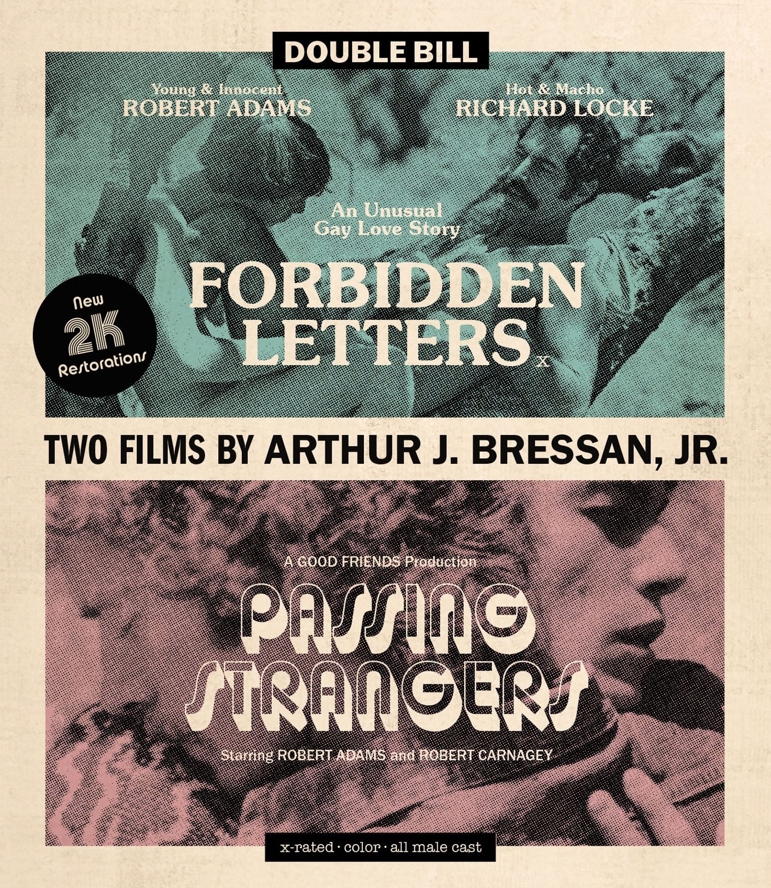 PASSING STRANGERS AND FORBIDDEN LETTERS: TWO FILMS BY ARTHUR J BRESSAN JR BLU-RAY