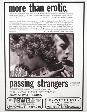 PASSING STRANGERS AND FORBIDDEN LETTERS: TWO FILMS BY ARTHUR J BRESSAN JR (LIMITED EDITION) BLU-RAY