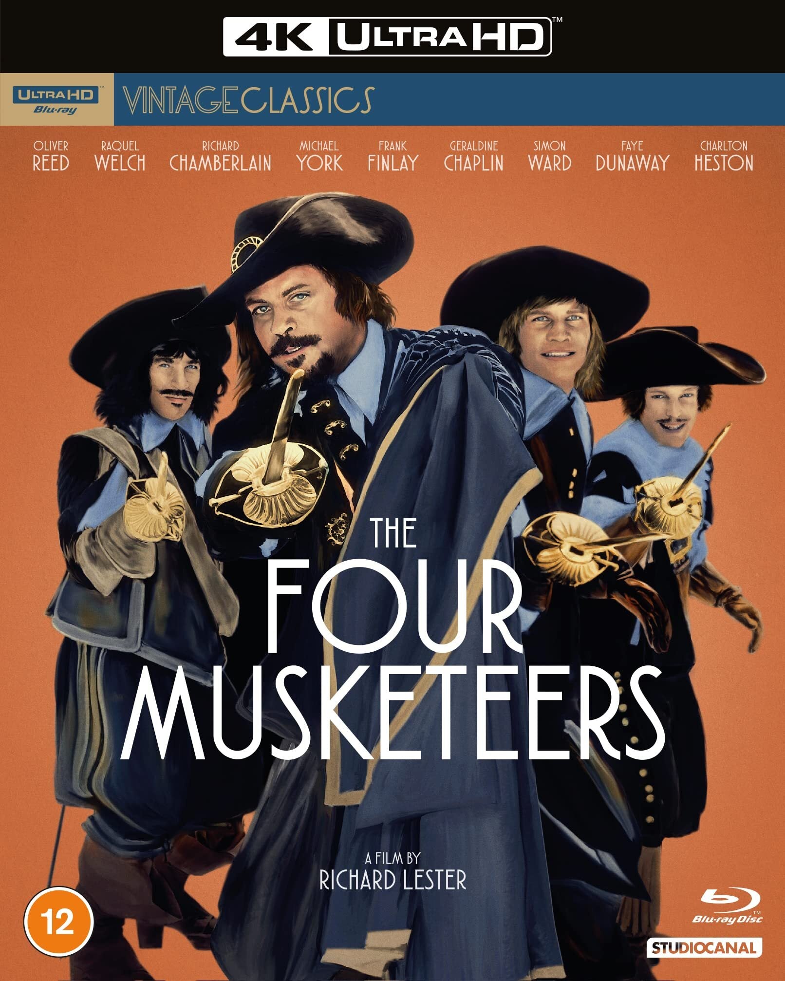 THE FOUR MUSKETEERS (REGION FREE/B IMPORT) 4K UHD/BLU-RAY