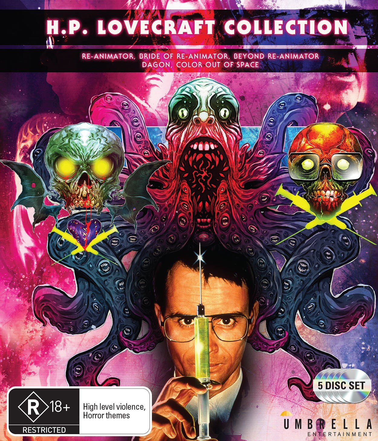 THE HP LOVECRAFT COLLECTION (REGION FREE IMPORT) BLU-RAY