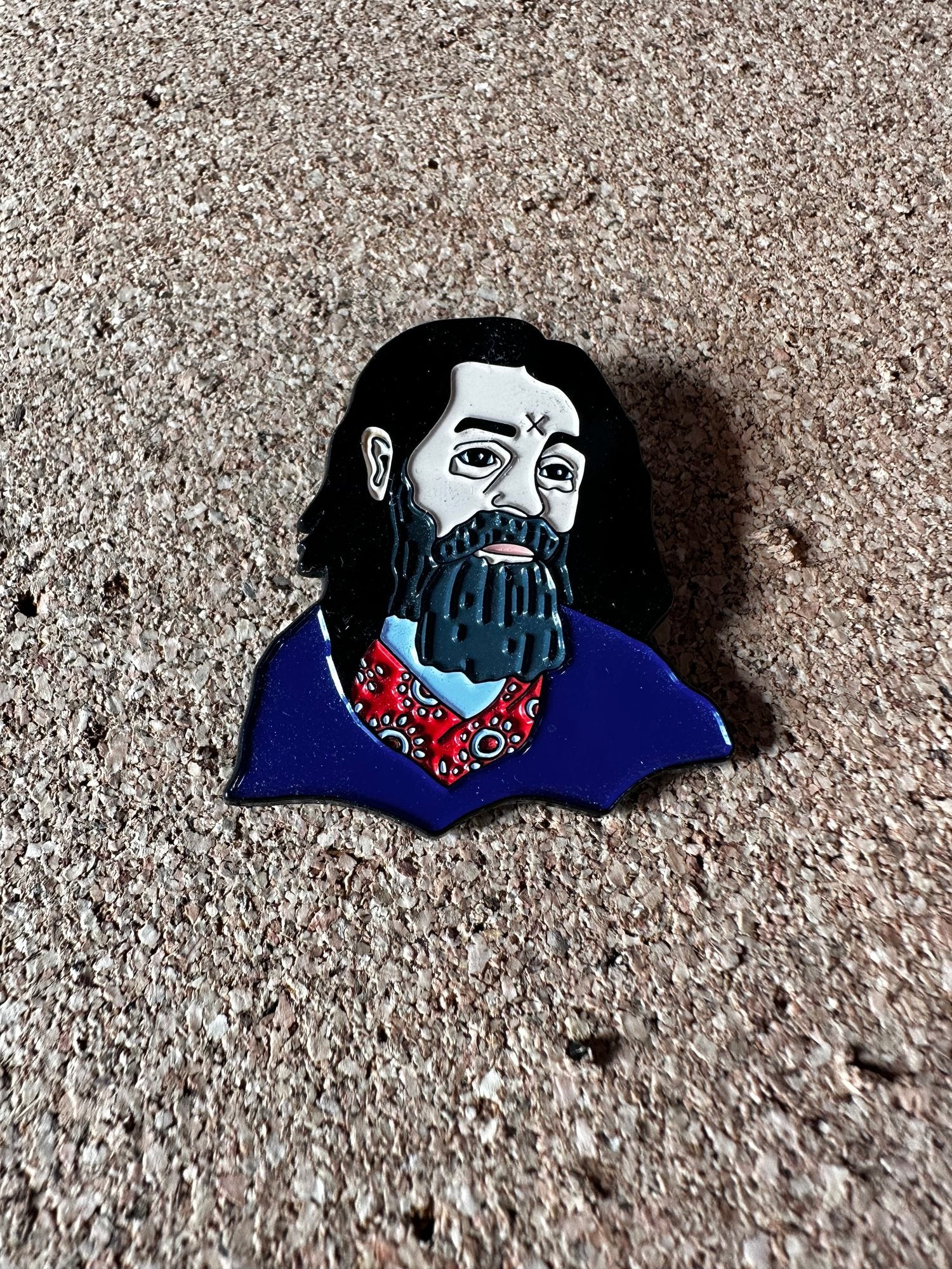 CHARLES MANSON ENAMEL PIN